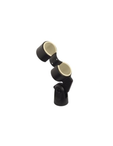 Pinza SHURE para montar 2 micrófonos en vertical