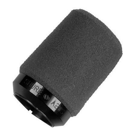 Paravientos para Micrófono Shure A2WS  Negro