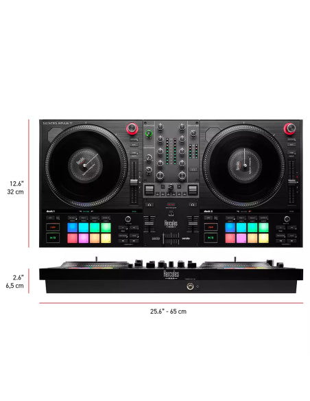 Controlador Hercules Djcontrol Inpulse T7