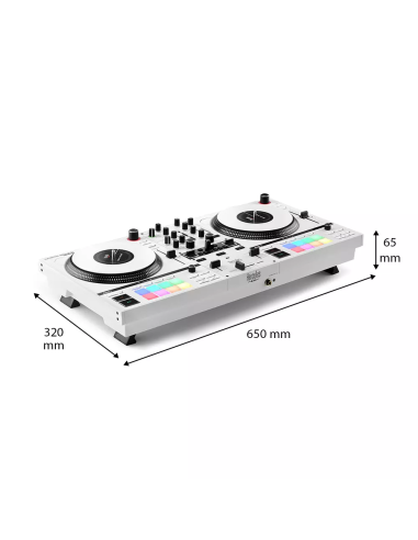 Controlador Hercules Djcontrol Inpulse T7 blanca
