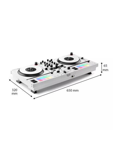 Controlador Hercules Djcontrol Inpulse T7 blanca