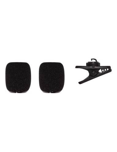 Kit Shure pinza clip y 2 antivientos para SM35 RK378